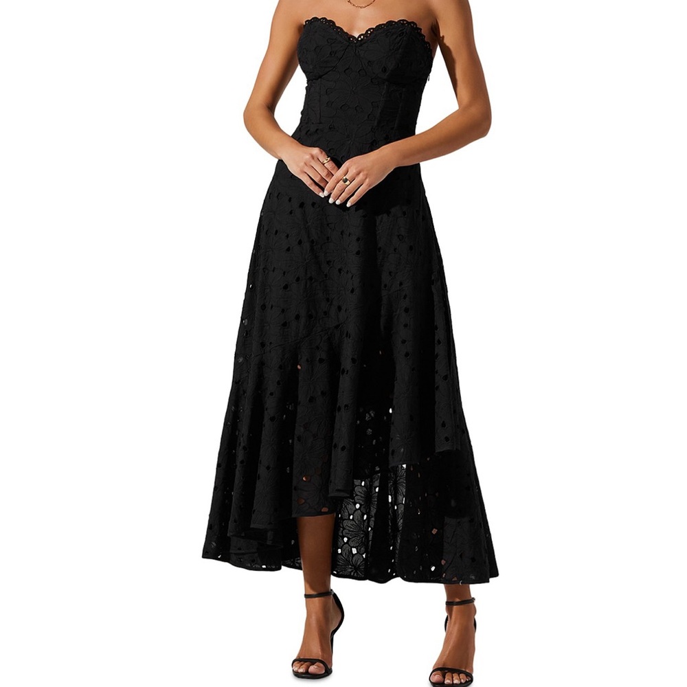 Suvi Eyelet Midi Dress from ASTR